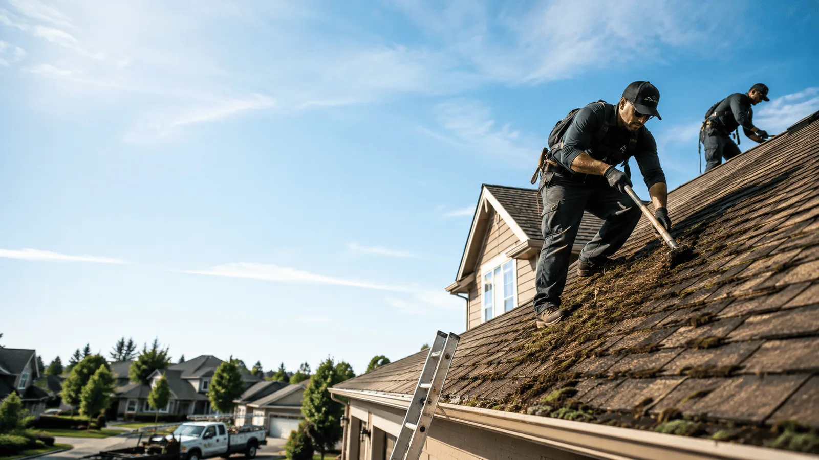 Roof Moss Removal in Seekonk, MA near me